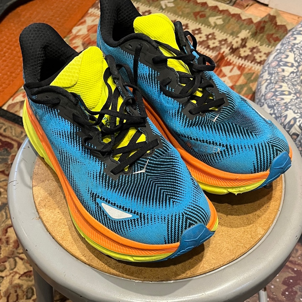 Hoka Clifton 9 Gore Tex running shoes - men’s 10.5 - run 224 miles